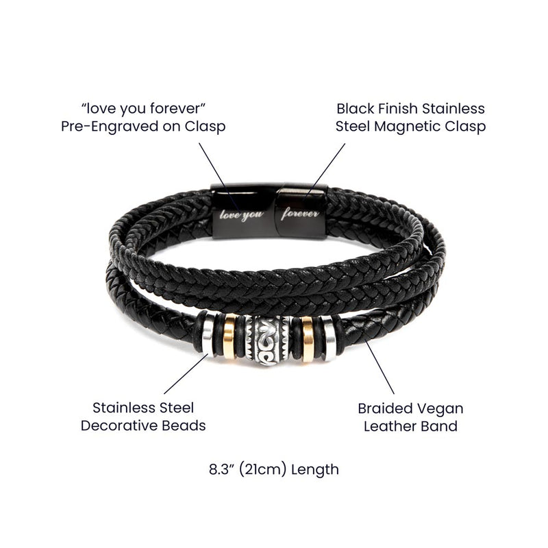 To My Stepdad Gift of Life – Bracelet